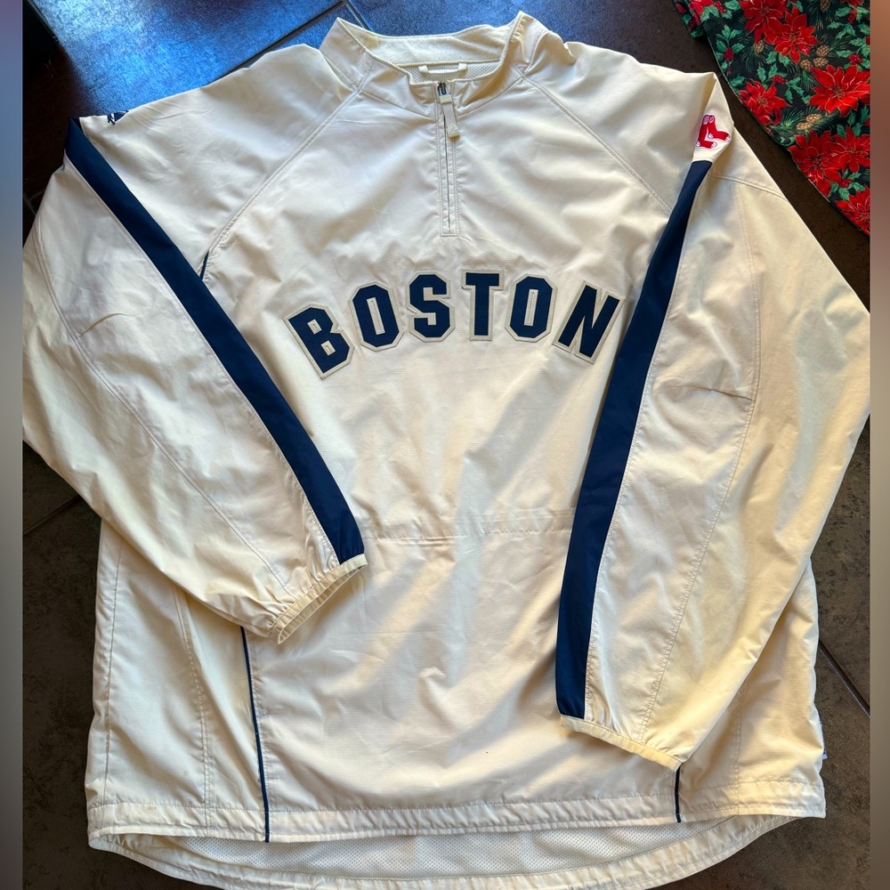 Vintage Boston performance zip